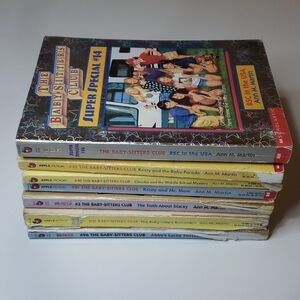 Vintage BABYSITTERS CLUB book bundle 7 books Special Edition